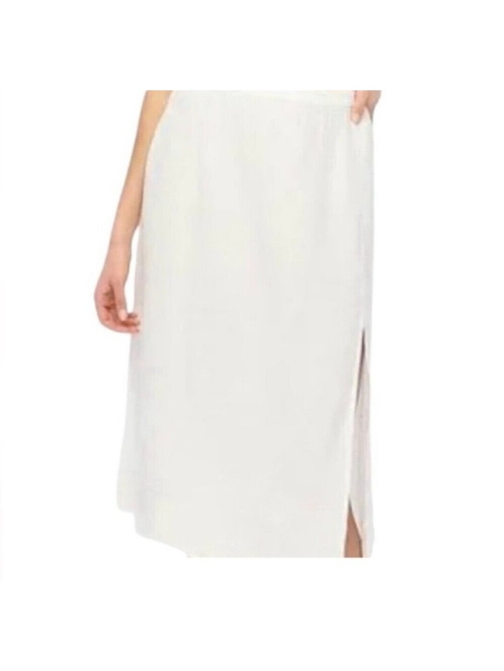 NWT J.Crew Gwyneth 100% Linen Slip Skirt 32”
